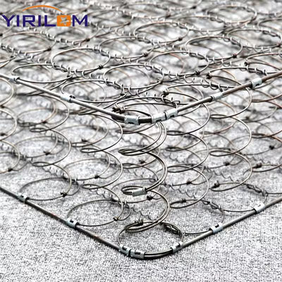 High Carbon Steel Wire Bonnell Spring System Mattress Coil Unit voor matrasproductietechnologie