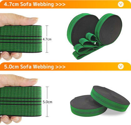 Sofa &amp; stoel Elastische weefsels Latexband Meubels Reparatie DIY Stoffering Modificatie Bank Elasbelt Gemaakt van rubber PP PE Materialen