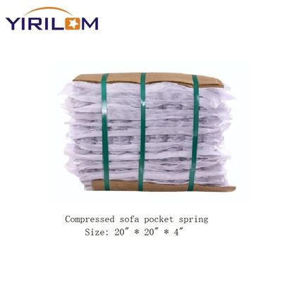 Rijmateriaal Op maat gemaakte grootte en vorm Comfotale Pocket Coil Spring voor sofa of stoel