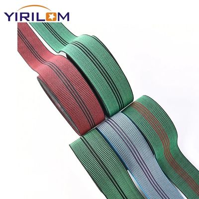 Polypropyleen rubber sofa webbing met 50% verlenging en aanpasbare lengte voor meubel ondersteuning