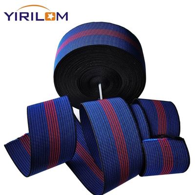 Custom 50mm 3 inch breed hoge sterkte elastische bank band elastische webbing