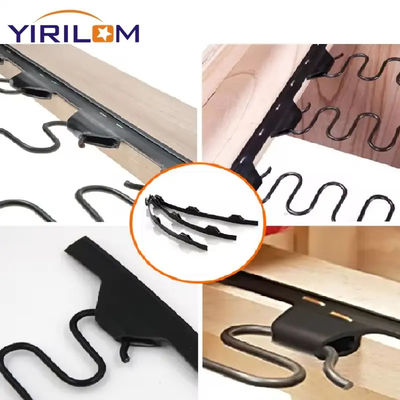 Custom Sofa Accessoires Zwart PVC Sofa Zig Zag Spring 10cm 12cm Plastic Zig Zag Springs Hinge Strip