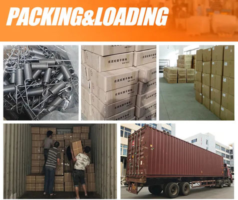 Hoogkoolstaal balanshoek voor de vastering van de veer met 1,5 mm diameter en 97 mm lengte voor de sofaveer