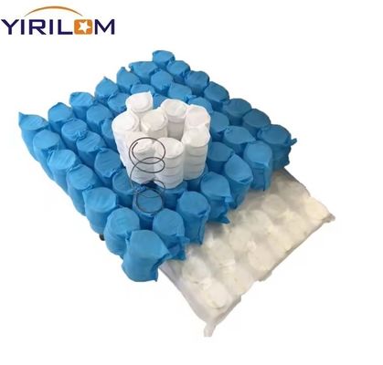 Op maat gemaakte witte of blauwe 1,8 mm draaddiameter elastische zakveer spoelen voor sofa kussen