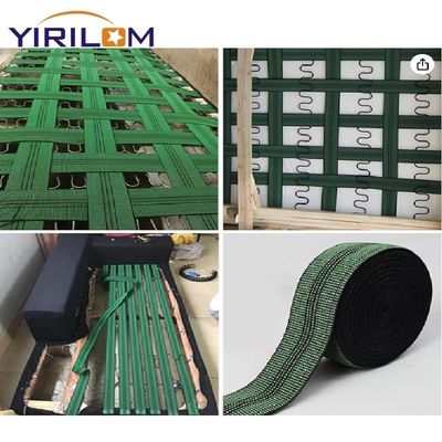 Hoog elastisch rubberen webbing met nylon polyester
