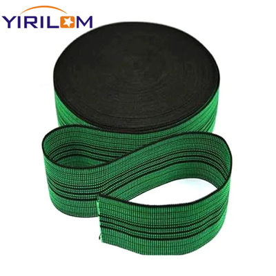 Polyester high elasticity sofa webbing met rubber voor het repareren van meubels en elastische band