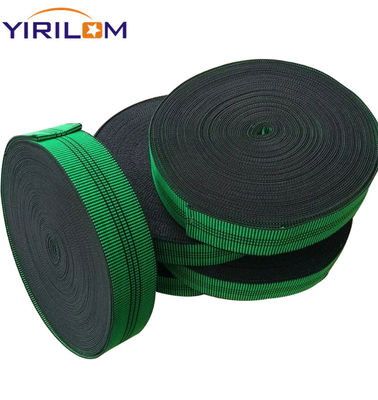 Polyester high elasticity sofa webbing met rubber voor het repareren van meubels en elastische band