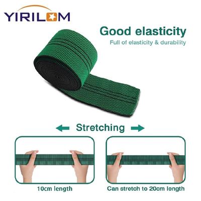 50 mm breed Polypropyleen Latex Sofa Elastisch Voor Stoffering Webbing Tape