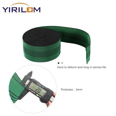 Groene bekleding Elastische webbing Stretch Band Voor sofa-bank