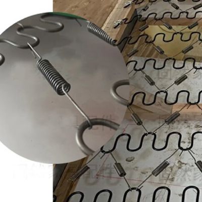 Aangepaste 10cm lange spiraalveer balanshaak van hoog koolstofstaal voor zigzagveerfixatie