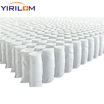 Fabrieksvoorziening Volledige maten Wit Blauw Matras Gekrolde Stalen Pocket Spring Stijl