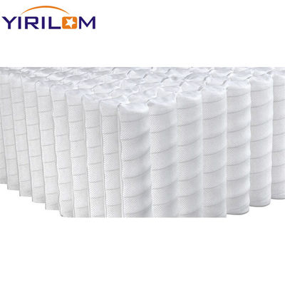 Fabrieksvoorziening Volledige maten Wit Blauw Matras Gekrolde Stalen Pocket Spring Stijl