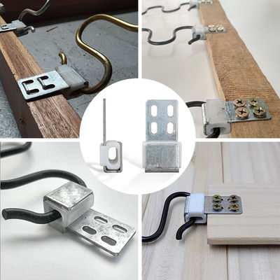 Goede prijs 4 holes bank lente bank metaal plastic composiet clips voor meubels zigzag lente