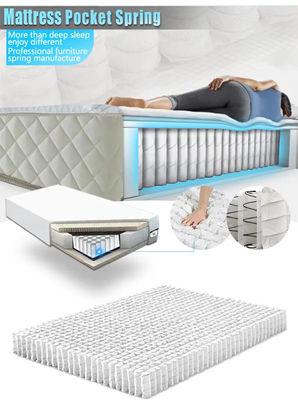 Hoge Koolstofstalen Pocketvering Unit voor Matras Sofa OEM