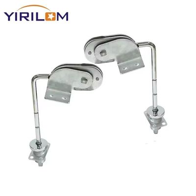 Groothandel Meubelverbinding Sofa Scharnier Verstelbare armsteun Mechanisme Zilveren ijzeren Sofa Hoofdsteun Scharnier