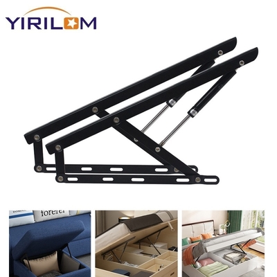 Aanpasbare 600mm bedliftmechanisme gasveersteun scharnier bed bank ruimtebesparend