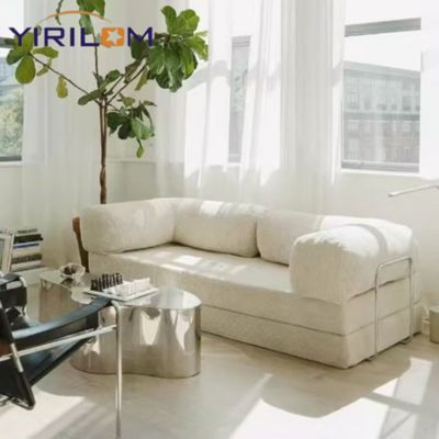 Luxe witte modulaire sectiesofa Moderne woonkamer Compressed Sofa Vacuum Couch Bed Set Stoffen voor hotels