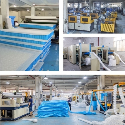 King Size Pocket Spring Mattress Unit 1,8 mm Stalen draad 5,5 draaien