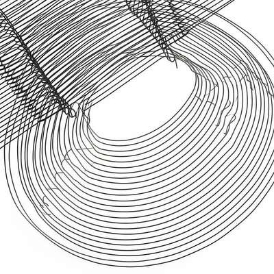 13 Gauge High Carbon Steel Wire Zigzag Spring 50mm Hoogte voor Sofa Seat Support