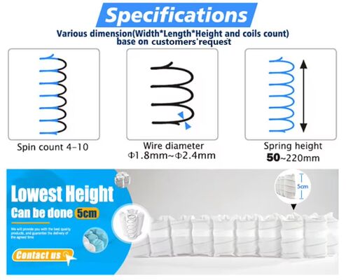 Warm te verkopen Pocket Coil Spring Unit Sofa Stoel Met Pocket Spring Sofa Pocket Spring Kussen