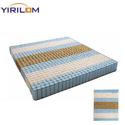 Custom 2.2mm Steel Wire Mattress Pocket Spring Unit met hoog koolstofstaal en aanpasbare zones