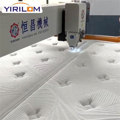 Goede prijs 240 gsm Middellange gewicht 100% polyester maatwerk Jacquard Matras Quilting Stof voor verbeterd comfort online