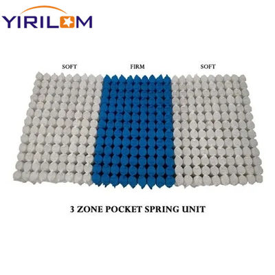 Goede prijs Op maat gemaakte 3Zoned 1.8mm Steel Wire Independent Pocket Spring Unit met High Carbon Steel voor matrassenproductie online