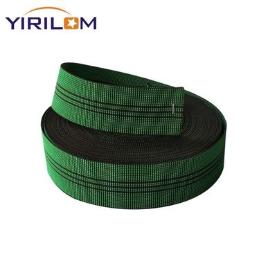 Goede prijs Polypropyleen rubber tapisserie webbing met 50% Stretch en 1,5 mm dikte voor sofa elastische webbing online