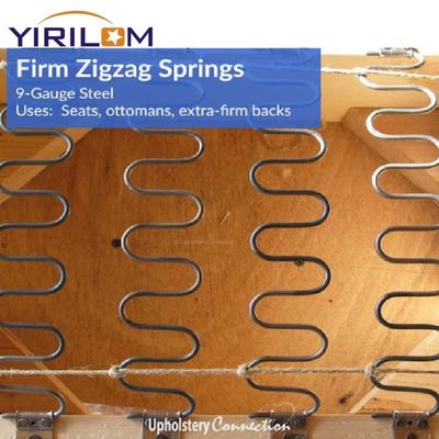 High Carbon Steel Wire Zigzag Spring met anti-roestcoating en 50 mm hoogte voor sofa en meubels