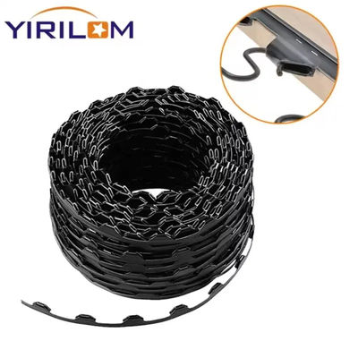 200m/Rol Plastic Clip Strip voor Zigzagveren met Nylon/PP Materiaal en 10cm/12cm/15cm Knoopafstand