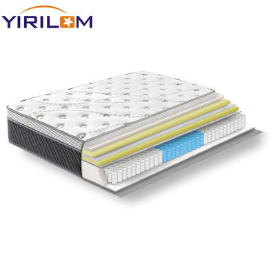 Goede prijs 3 Zones 4 Inch Hoogte Matras Pocketvering Unit met Hoog Koolstofstaal Draad voor Ergonomische Ondersteuning online