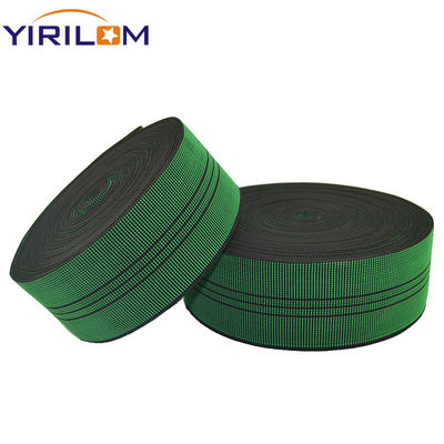 Polypropyleen rubber sofa webbing met 50% verlenging en hoge temperatuurbestandheid voor meubelondersteuning