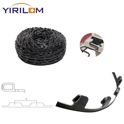 200m lengte Nylon en PP Plastic bevestigingsclip strip voor sofa lente met 10cm 12cm 15cm knoop afstand