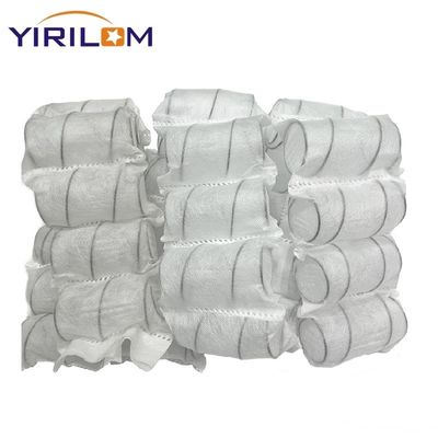 Op maat gemaakte 18 * 18 inch Sofa Pocket Spring Coil met hoog koolstofstaaldraad en ademend weefsel voor de productie van banken