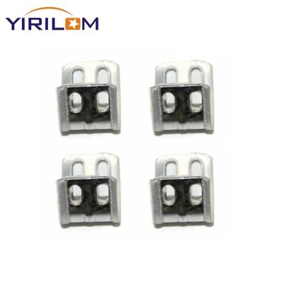 4-holes zink gecoate bank spring clip half plastic bedekt voor zigzag spring meubel hardware