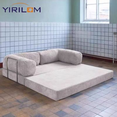 Goede prijs Luxe modulaire sectiesofa van wit materiaal modern ontwerp gecomprimeerd voor gemakkelijk vervoer woonkamersofa online