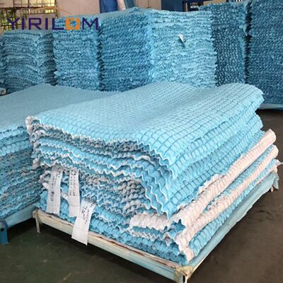 High Carbon Steel Wire Micro Pocket Spring Unit met 1.6mm~2.3mm Steel Diameter en Non Woven Fabric Cover voor Matras Ondersteuning