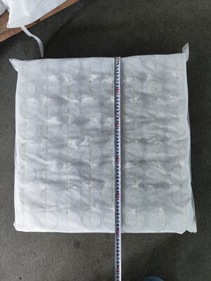 10cm hoge bank pocketvering met 1,8 mm hoog koolstofstaaldraad en individuele pocketveren