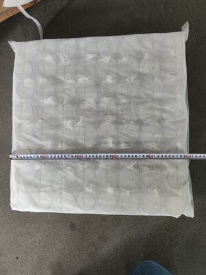 70# Hog Koolstofstaal Draad Bank Pocketvering met Individuele Pocketed Spiraalveren en 4 Inch Dikte