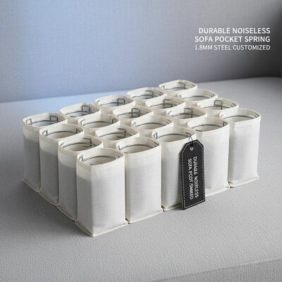 1.8mm Stalen Geruisloze Ademende Sofa Pocketveer voor Op Maat Gemaakte Sofakussens