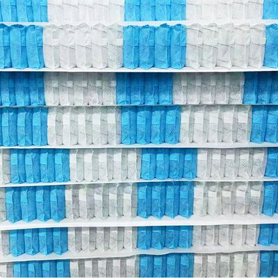 Aangepaste Zone Pocketveringunit met Hoog Koolstofstaaldraad en Non-woven Stoffen Bekleding voor Matras