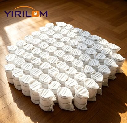 Compressed 1.8mm Wire Sofa Pocket Spring Unit voor de levering van exportmeubilair