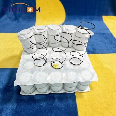 Witte 80gsm Stoffen Bank Pocketvering Unit met Duurzame Onafhankelijke Coil en 6cm-12cm Hoogte