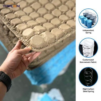 Aangepaste maat mini pocketveringlaag versterkt stalen randdraadframe voor bankkusseninzetmatras comfort OEM