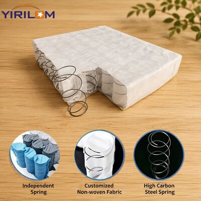 Zachte Non-woven Stof Pocketvering met 2.0mm Staaldraad voor op Maat Gemaakte Sofakussens