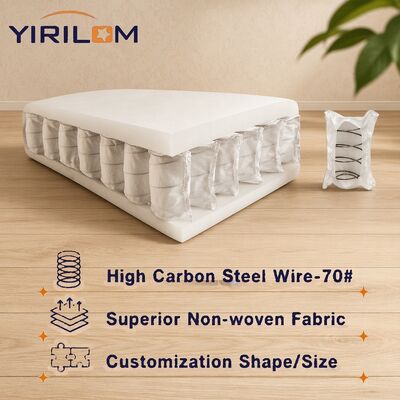 Goede prijs 2.0mmveerstaaldraad Sofa Pocketvering met 6-12cm Veerhoogte en 4-7 Slagen Spoelstructuur Pocketvering Spoelunit online