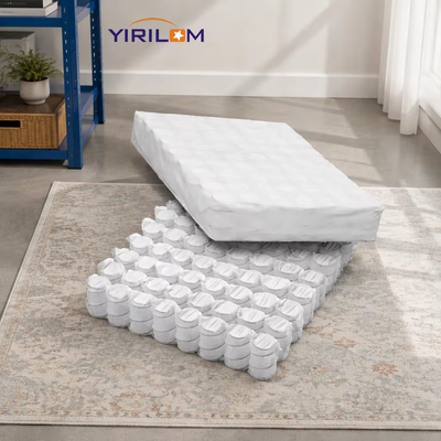 Gecertificeerde Pocket Coil Spring Unit voor Sofa Zitkussen en Stoffering met RoHS-Conform Stofomslag