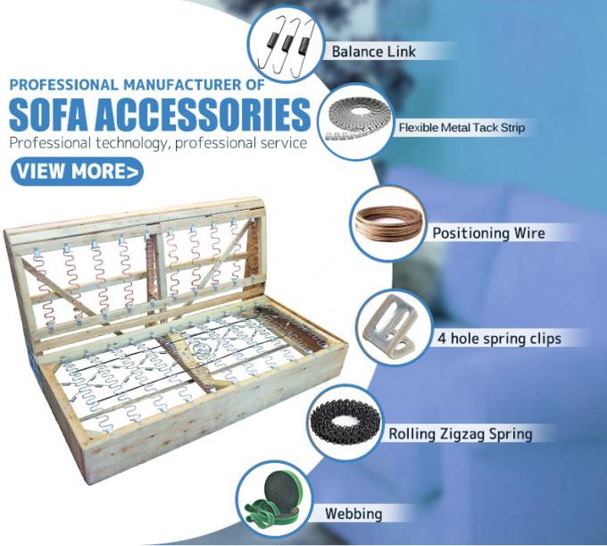 Best Quality Steel Wire Balance Hook Zigzag Spring Fixing Clip voor banken 2