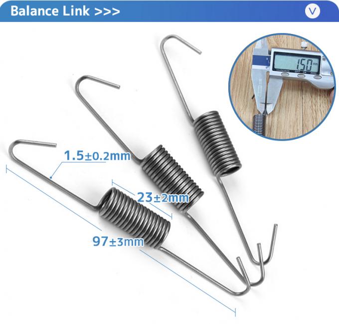 Best Quality Steel Wire Balance Hook Zigzag Spring Fixing Clip voor banken 4