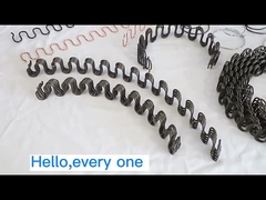 Gepersonaliseerde zwarte rollende S-vormige Zigzag Spring Hardware Accessoires voor sofa